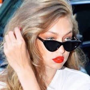 Le Specs x Adam Selman Iconic The Last Lolita Black Cat-Eye Sunglasses